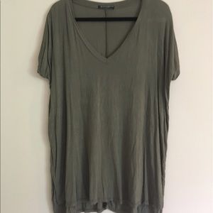 Brandy oversized v-neck